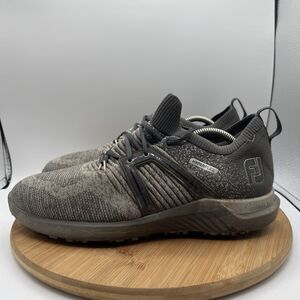 FootJoy Men's Size 10.5 M Hyperflex Spiked Golf Shoes 51081 Charcoal Grey